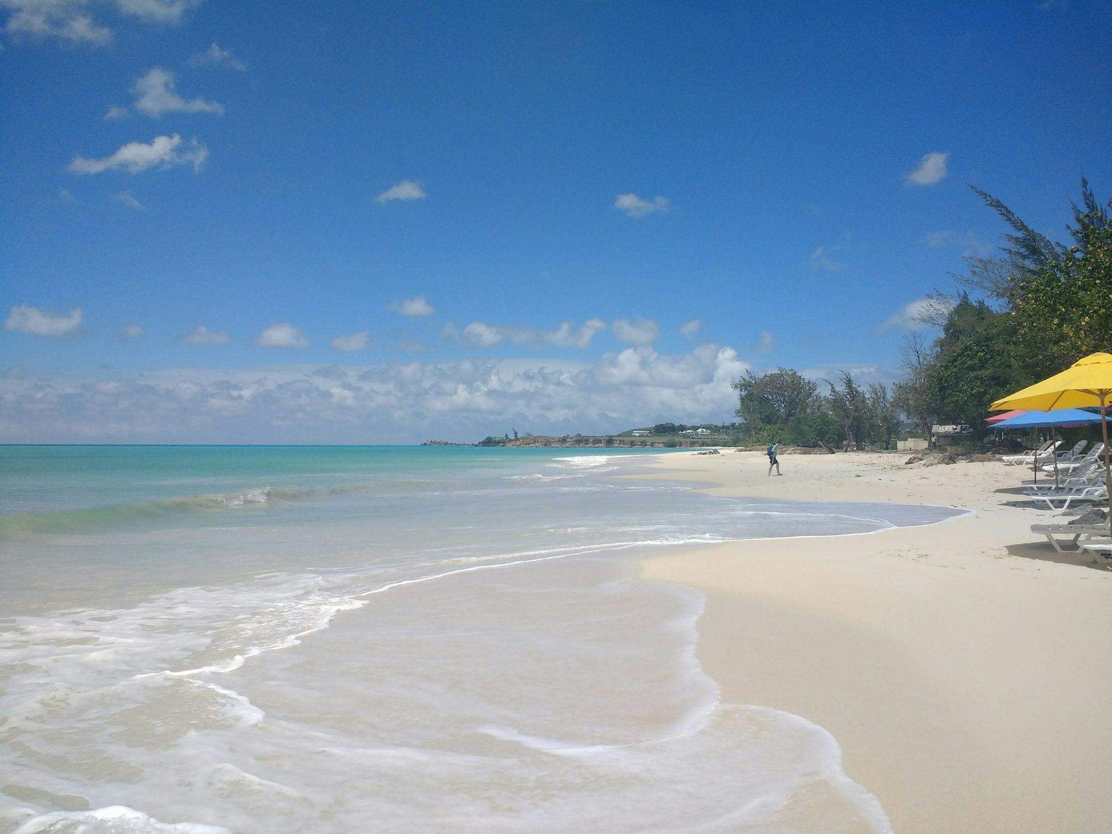 Fort James Beach on Antigua's Caribbean coast