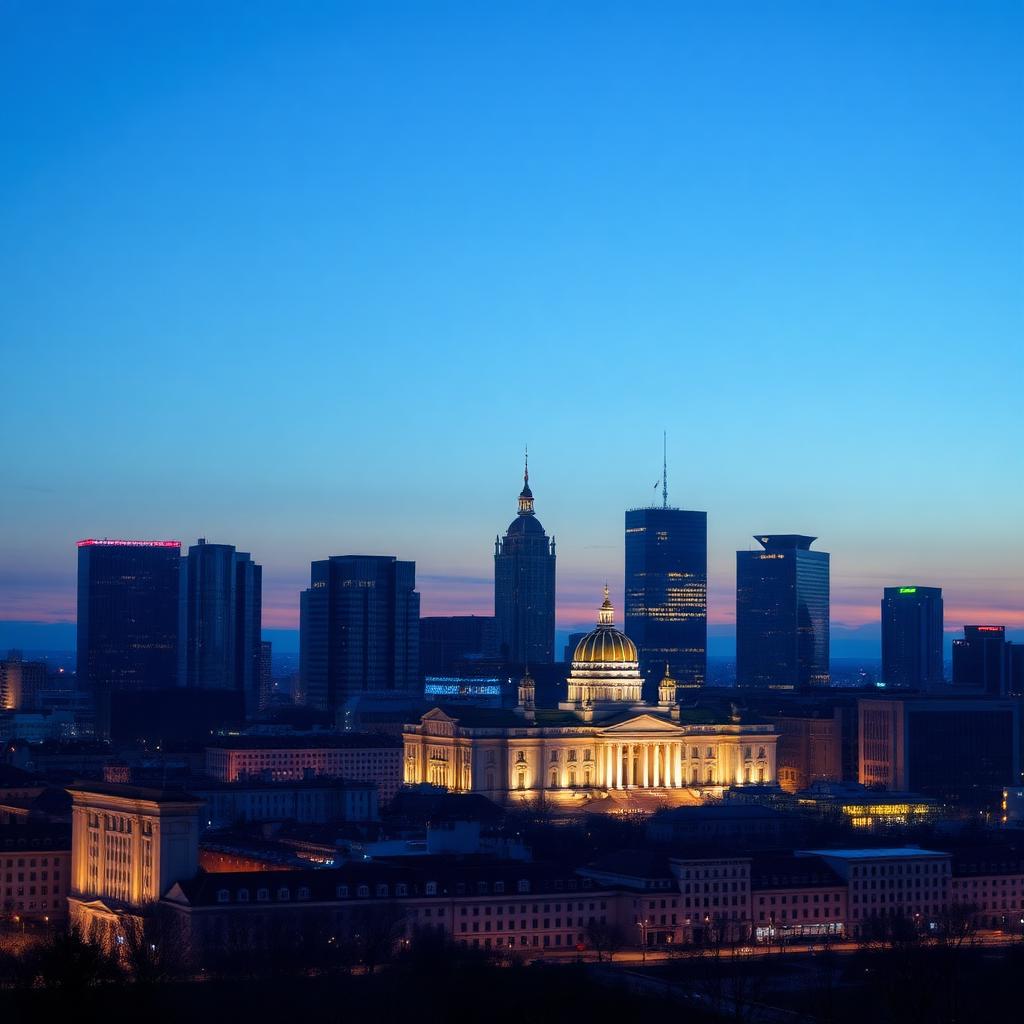 Poland skyline