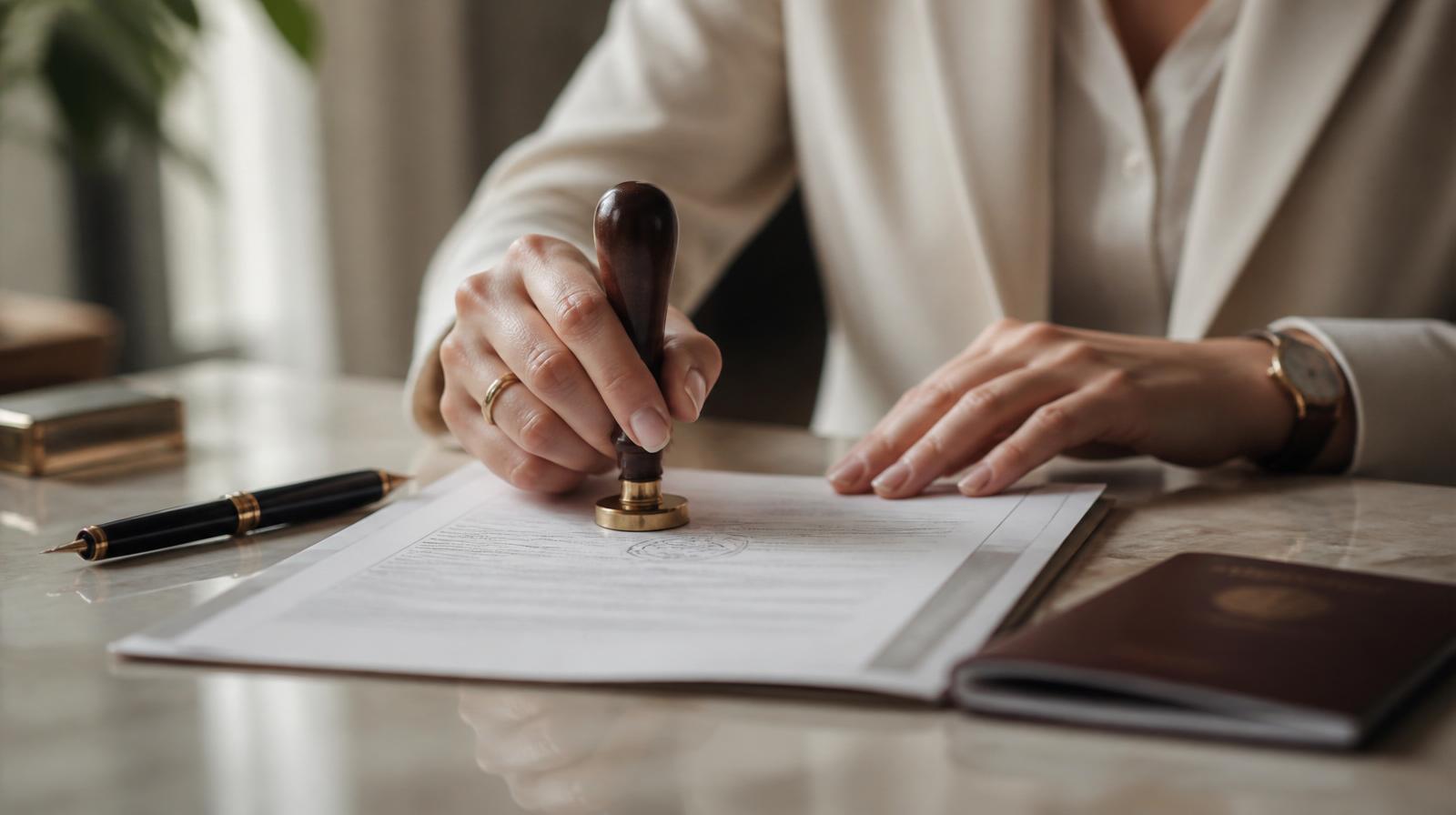 Approving a European work permit application