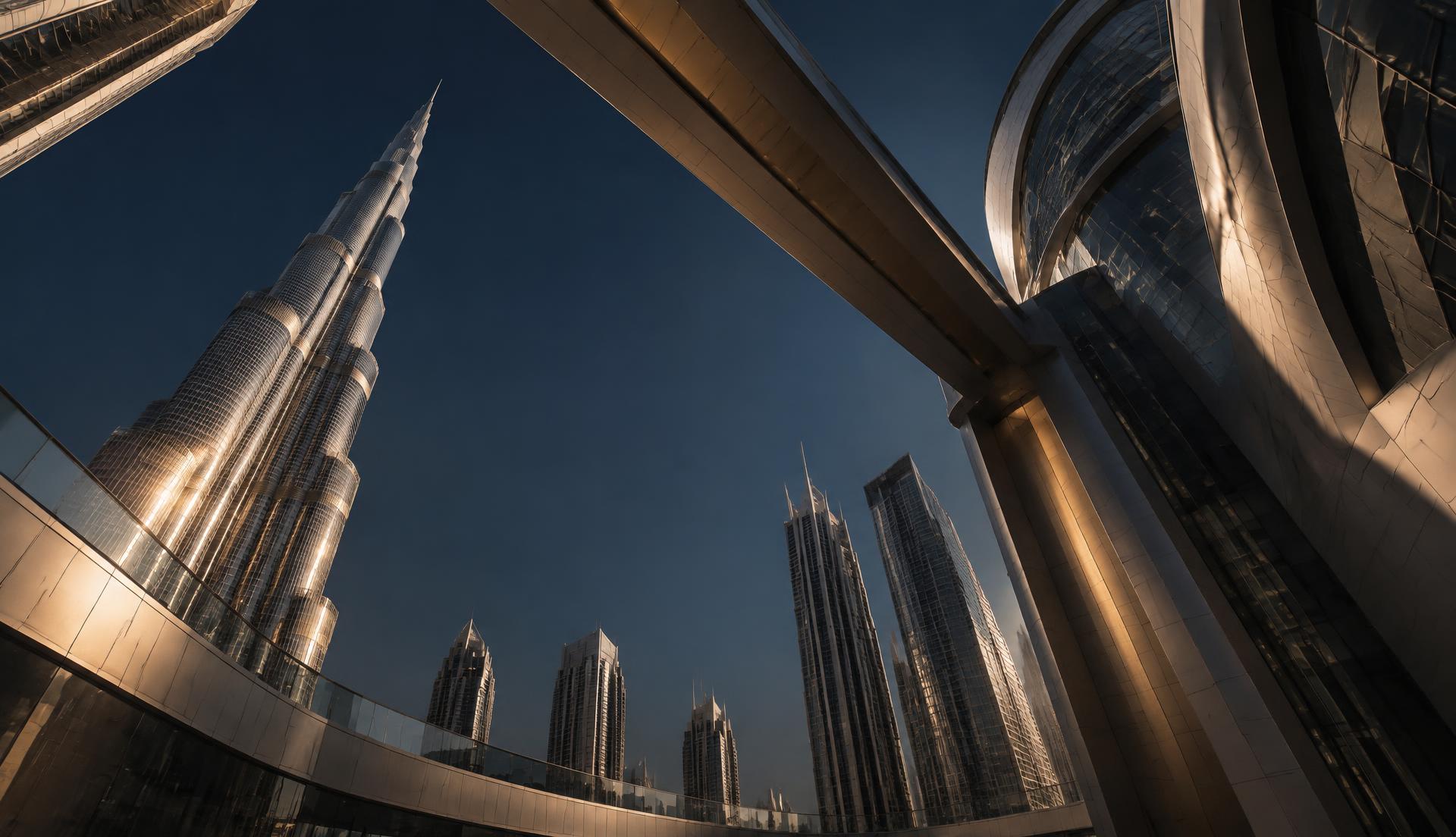 Sculptural contemporary architecture in an international city